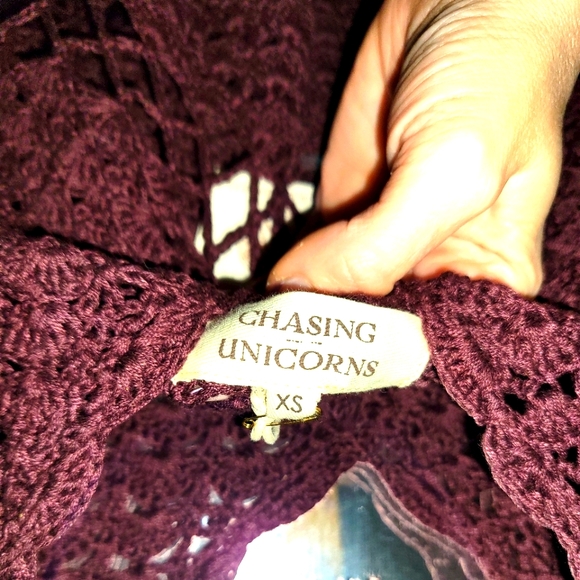Chasing Unicorns Crochet Mini Dress - XS - Picture 8 of 12